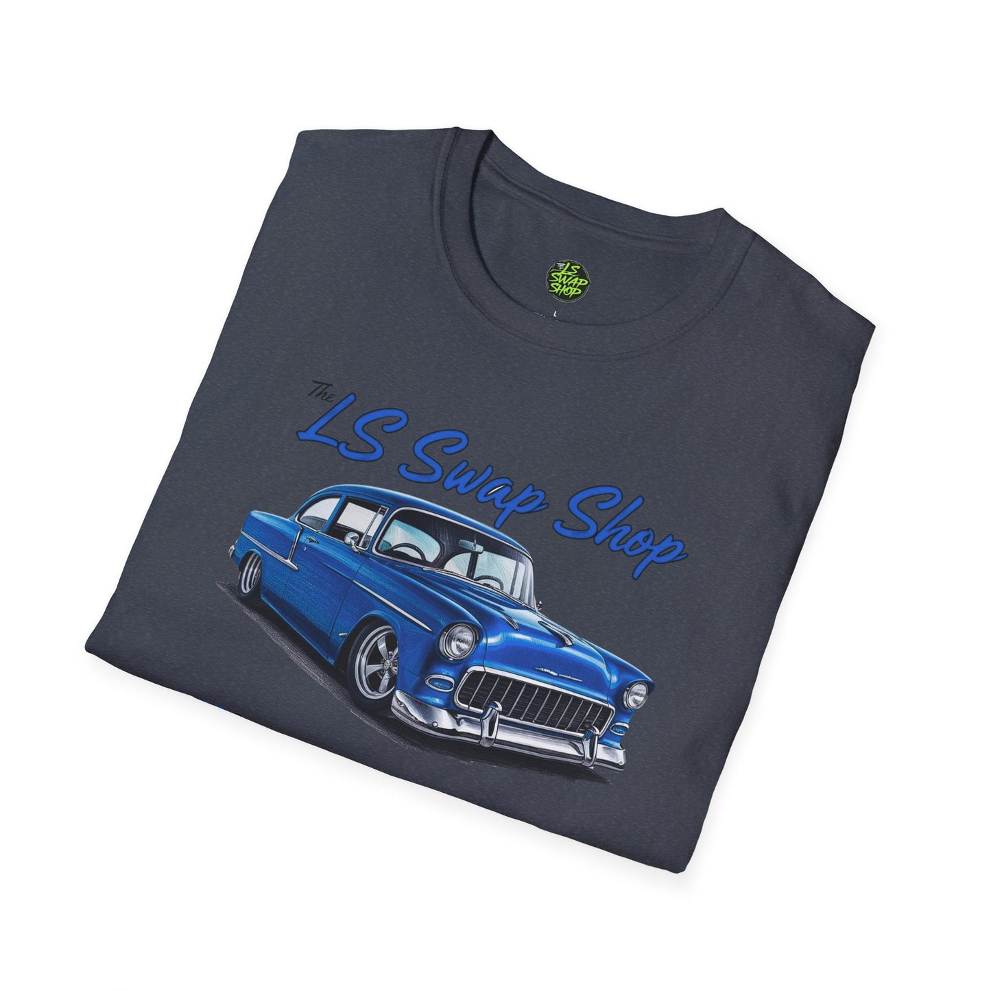 LS Swap Shop Classic – '55 Bel Air Double Take Tee (Blue Variant)