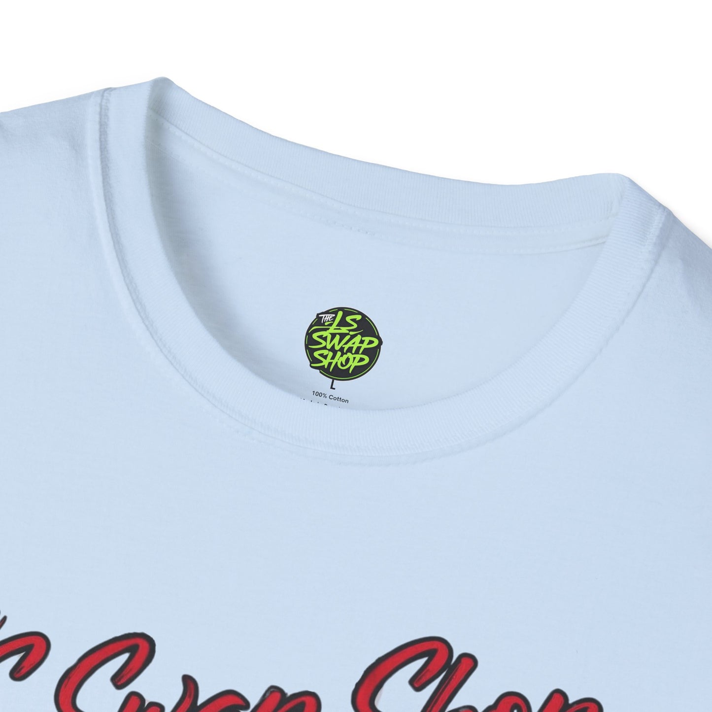 LS Swap Shop Tee – '55 Bel Air Front View Banner Edition