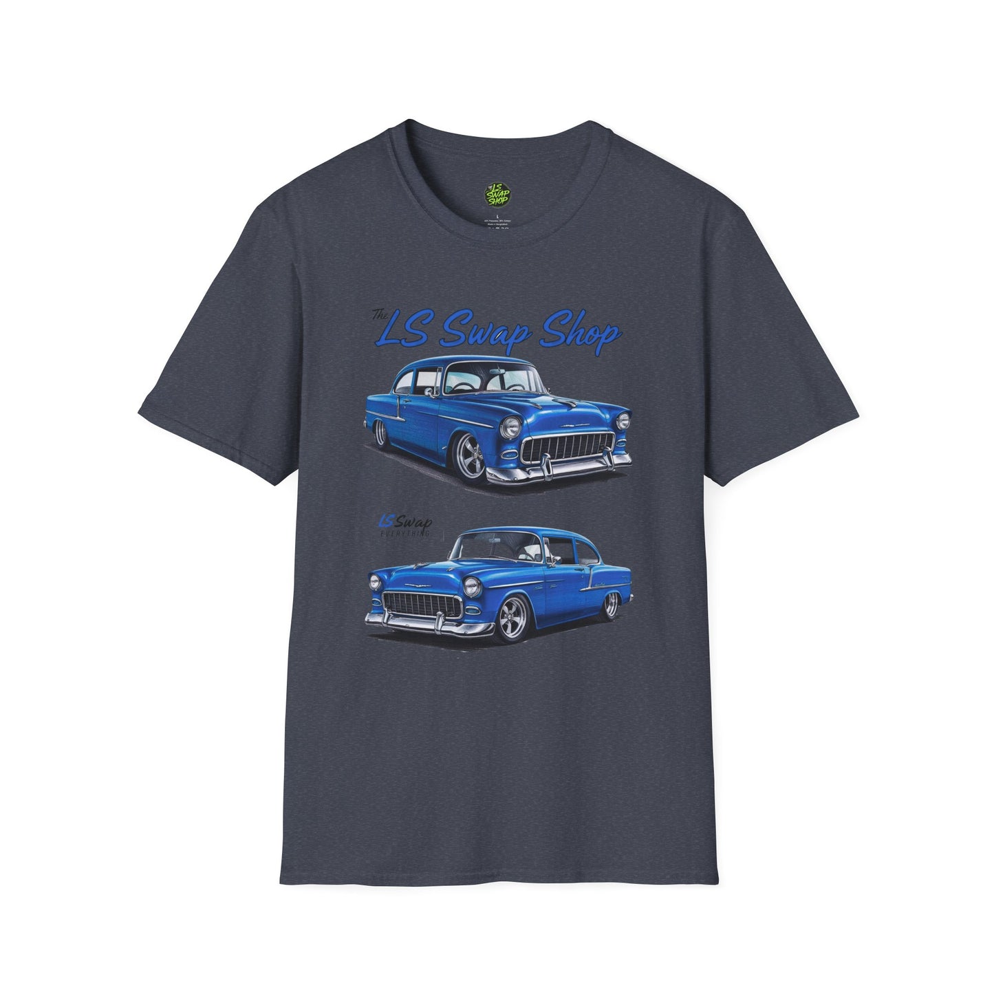 LS Swap Shop Classic – '55 Bel Air Double Take Tee (Blue Variant)