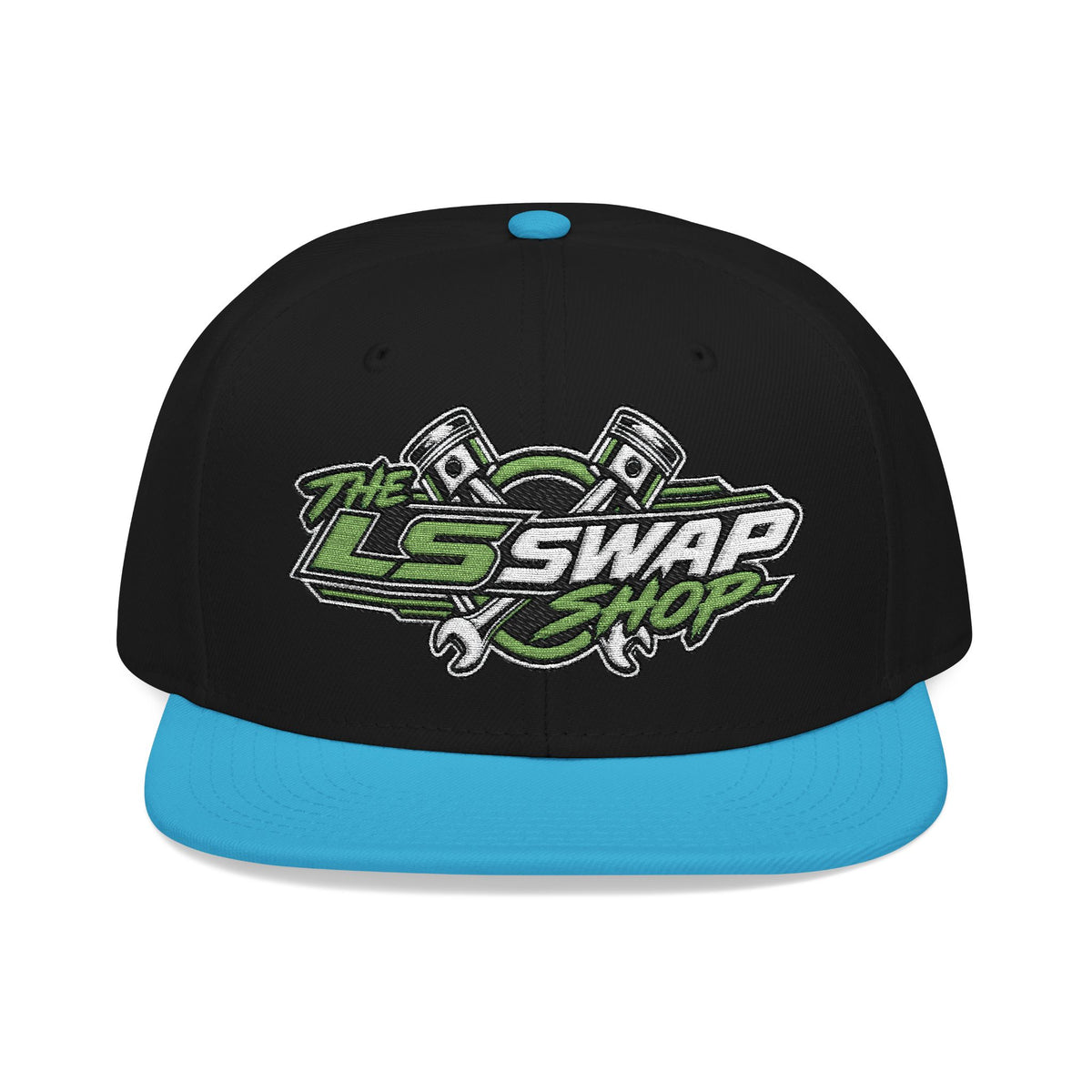 The LS Swap Shop – Signature Embroidered Snapback Hat 💚🏁