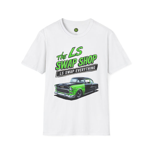 LS Swap Shop Resto-Mod Tee – '55 Bel Air (Neon Blackout Edition)