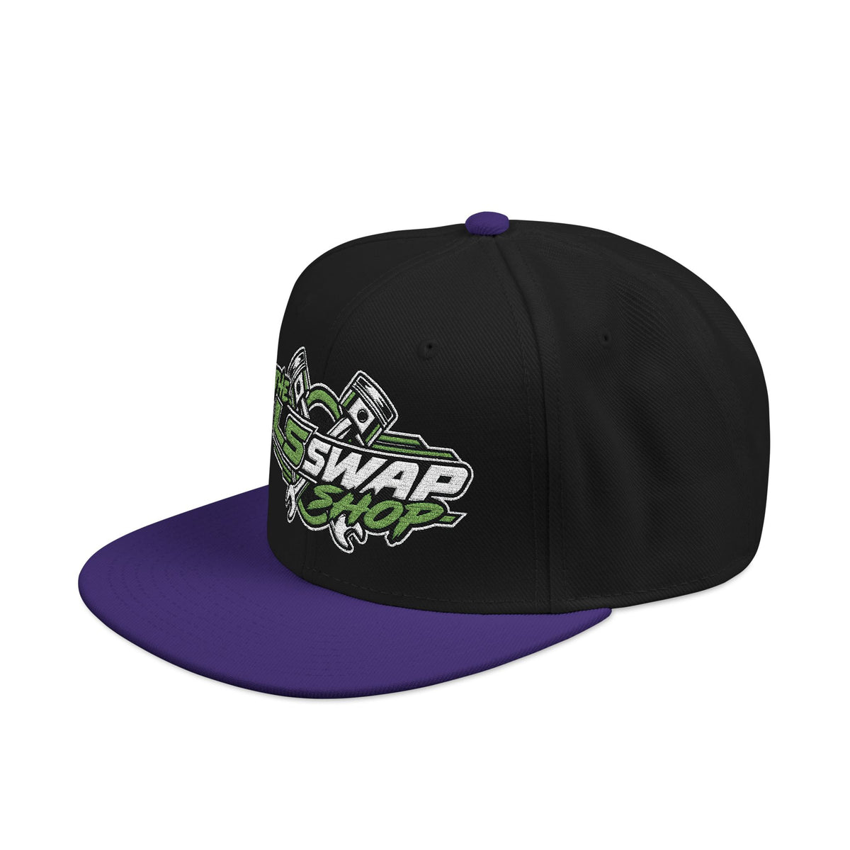 The LS Swap Shop – Signature Embroidered Snapback Hat 💚🏁