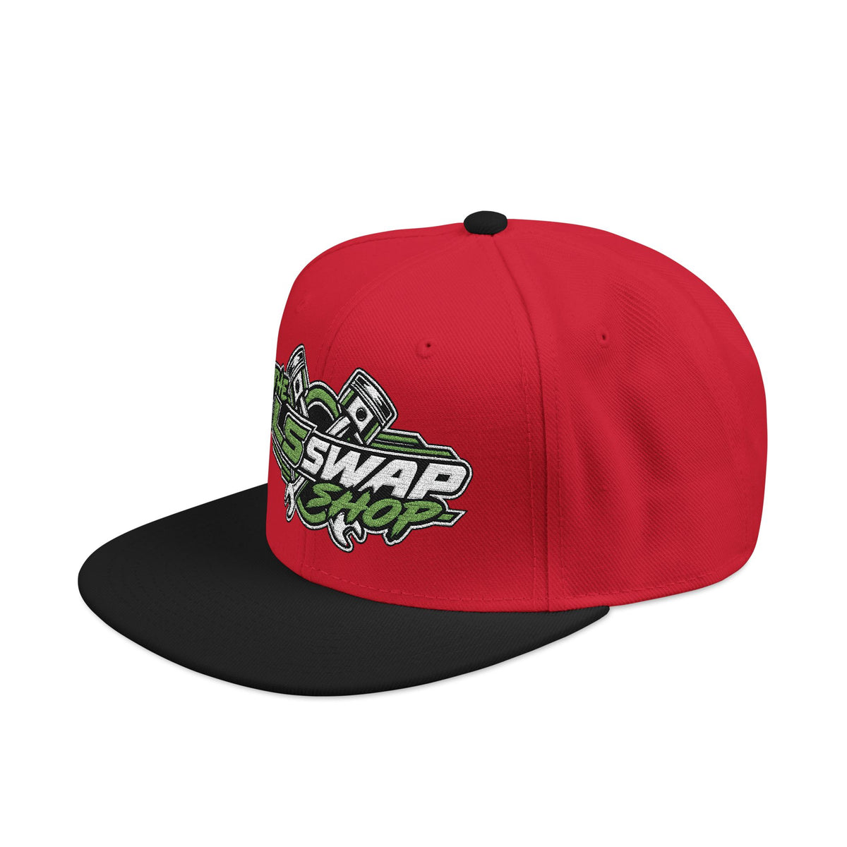 The LS Swap Shop – Signature Embroidered Snapback Hat 💚🏁