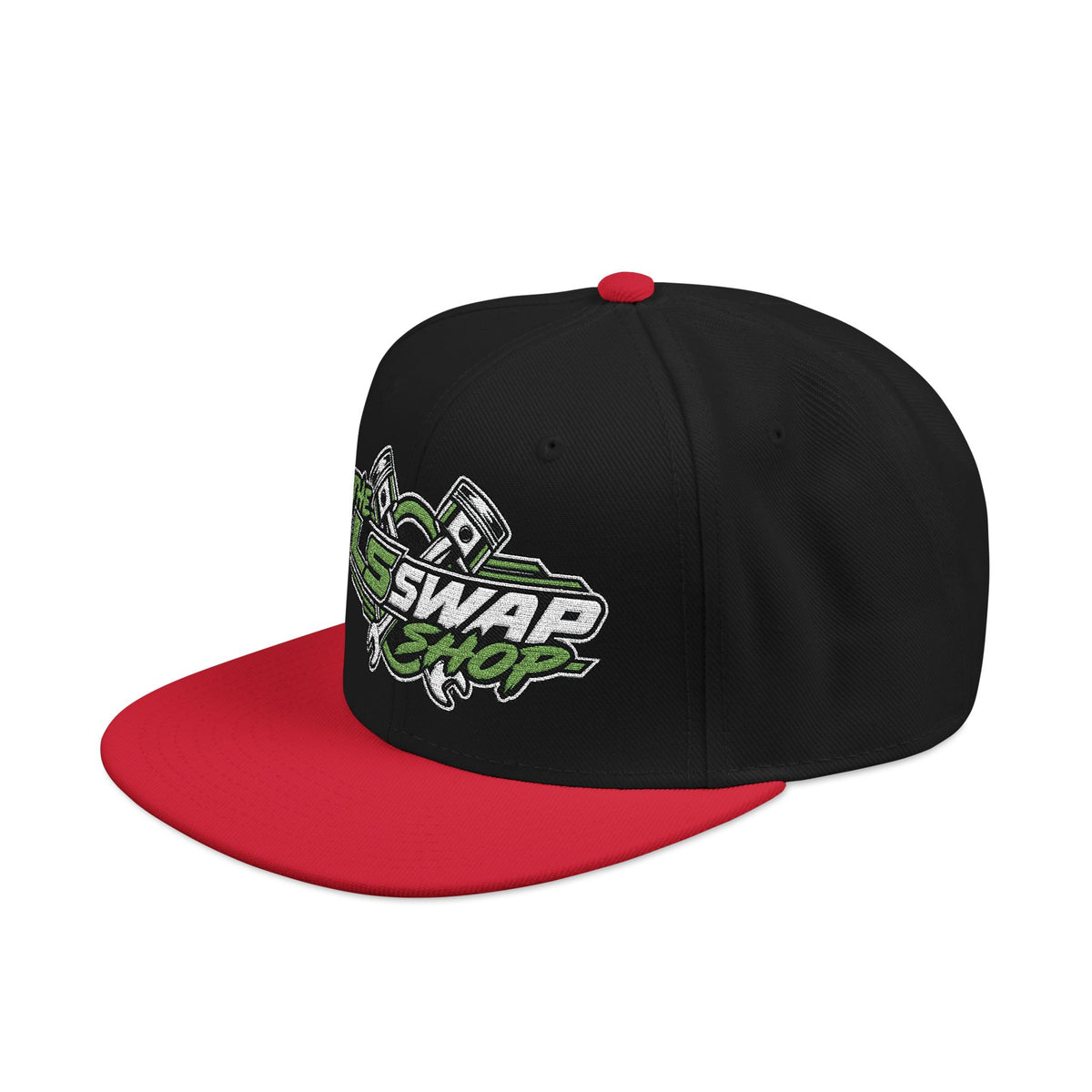 The LS Swap Shop – Signature Embroidered Snapback Hat 💚🏁
