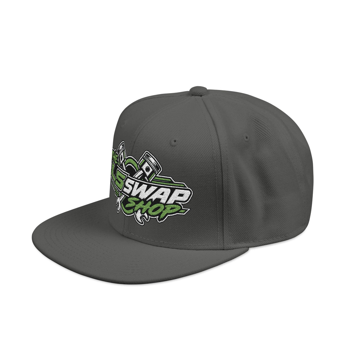 The LS Swap Shop – Signature Embroidered Snapback Hat 💚🏁