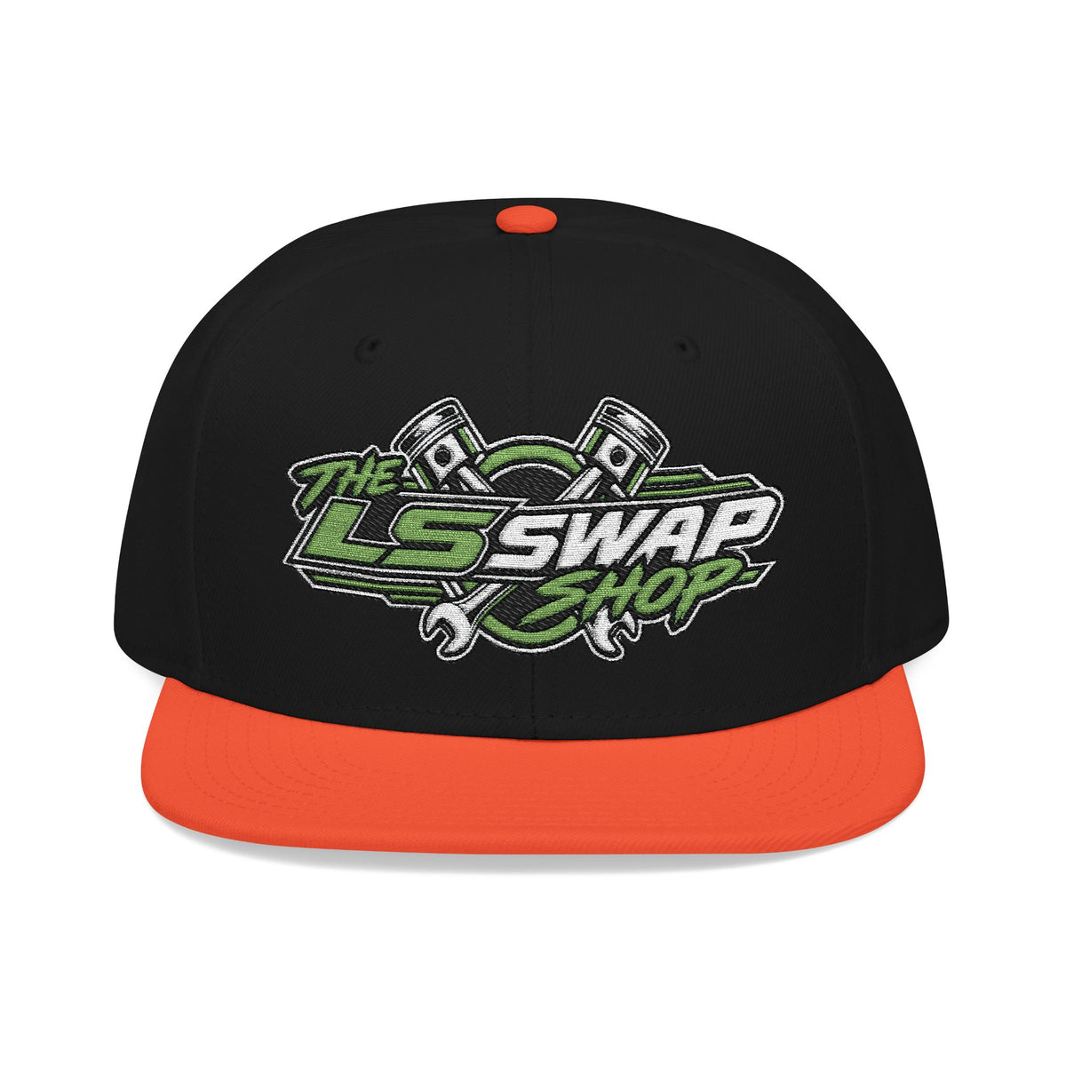 The LS Swap Shop – Signature Embroidered Snapback Hat 💚🏁