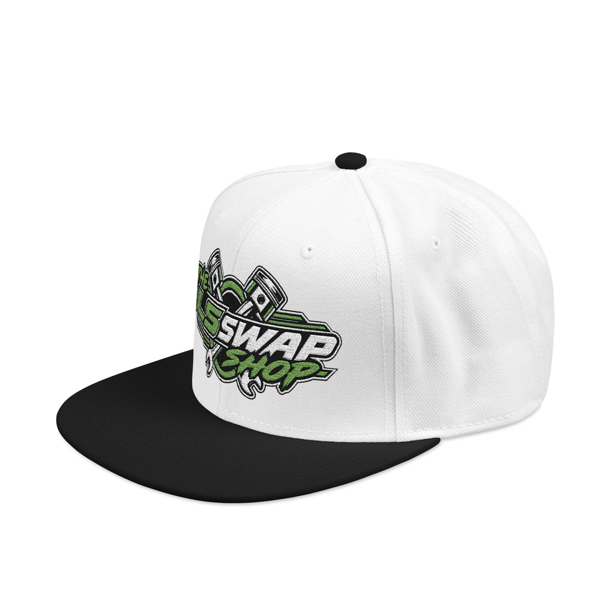 The LS Swap Shop – Signature Embroidered Snapback Hat 💚🏁