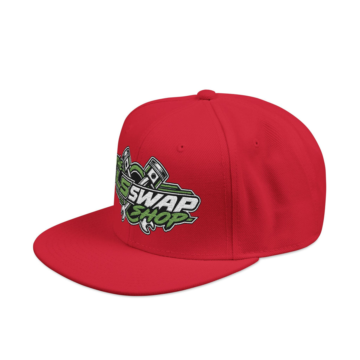 The LS Swap Shop – Signature Embroidered Snapback Hat 💚🏁
