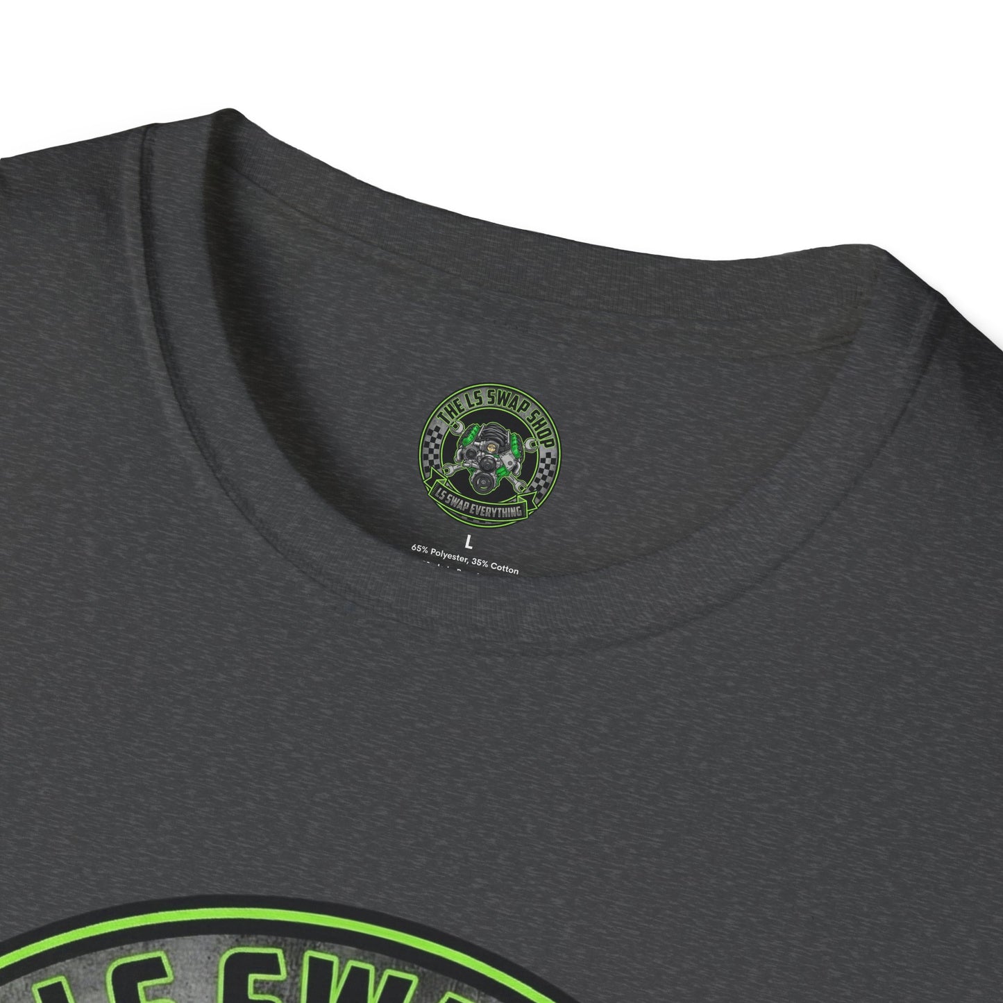 LS Swap Shop T-Shirt — "LS Swap Everything" Engine Logo Tee