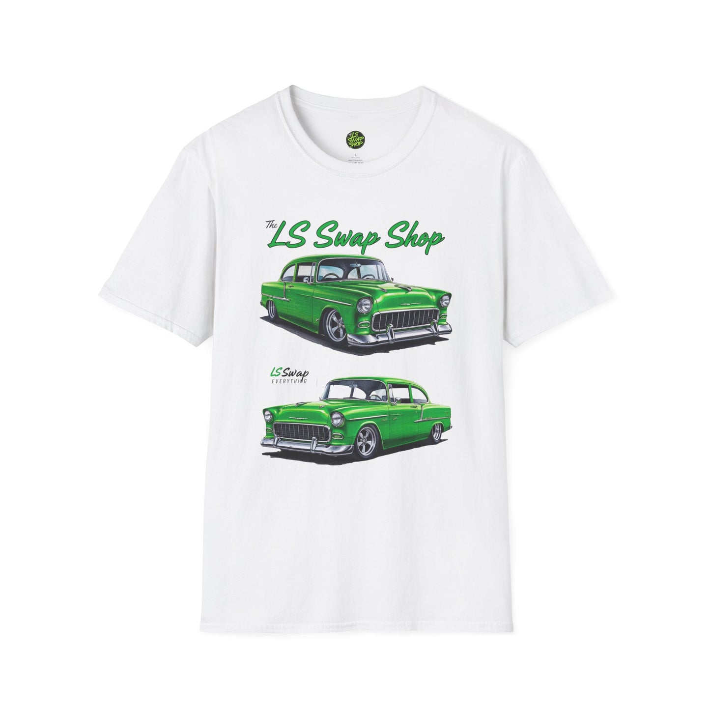 LS Swap Shop Classic – '55 Bel Air Double Take Tee (Green Variant)