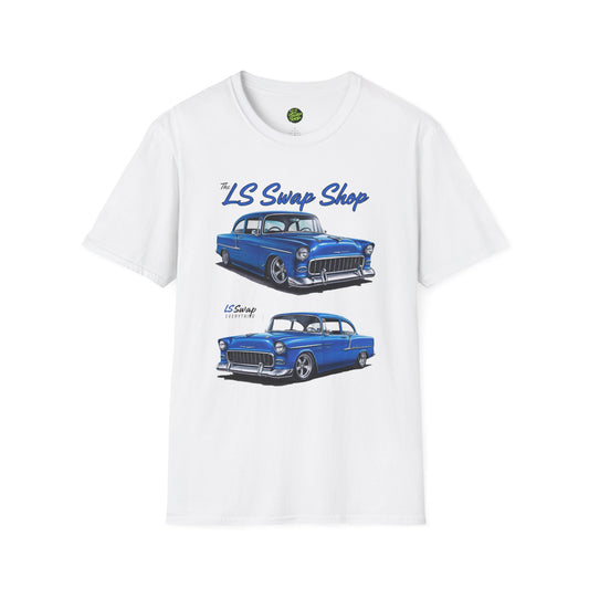 LS Swap Shop Classic – '55 Bel Air Double Take Tee (Blue Variant)