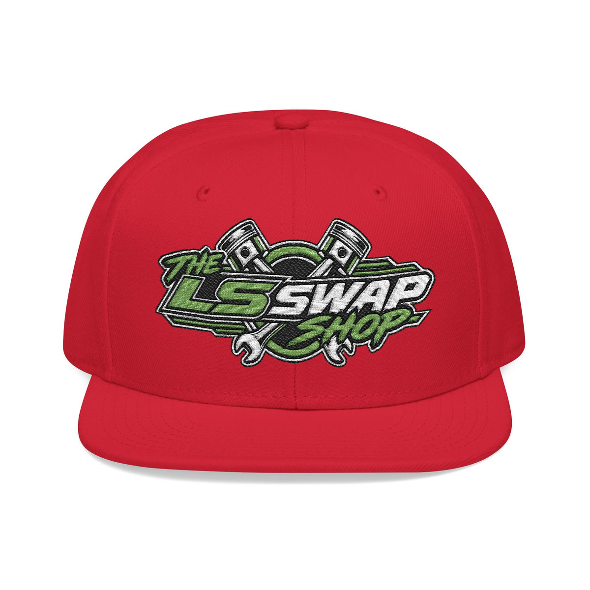 The LS Swap Shop – Signature Embroidered Snapback Hat 💚🏁