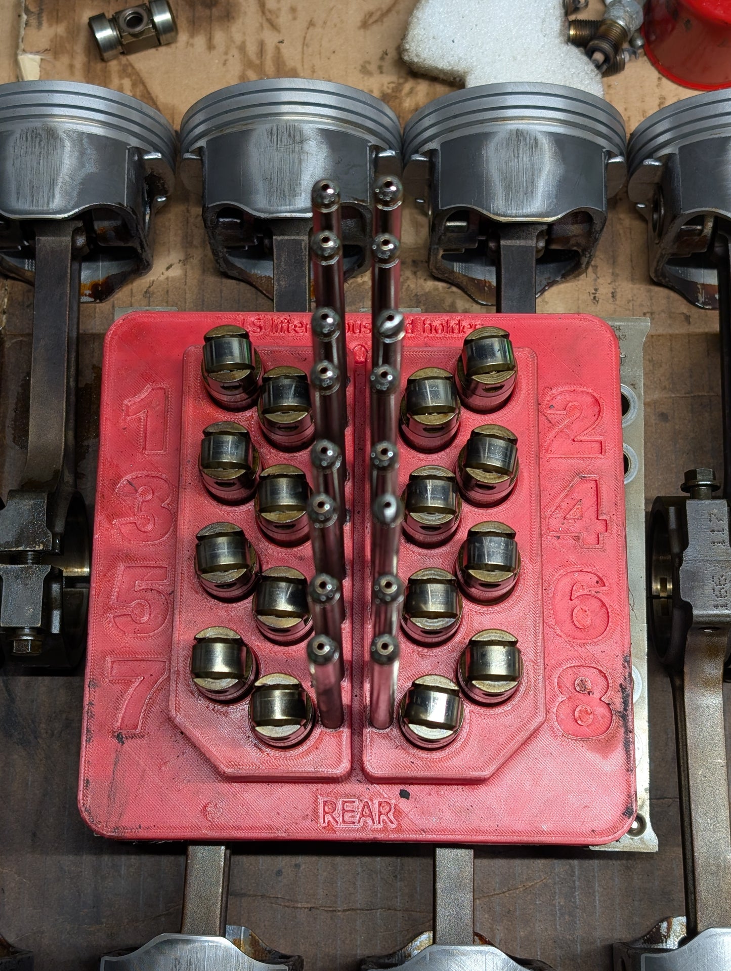 LS V8 Lifter & Pushrod Organization Tray